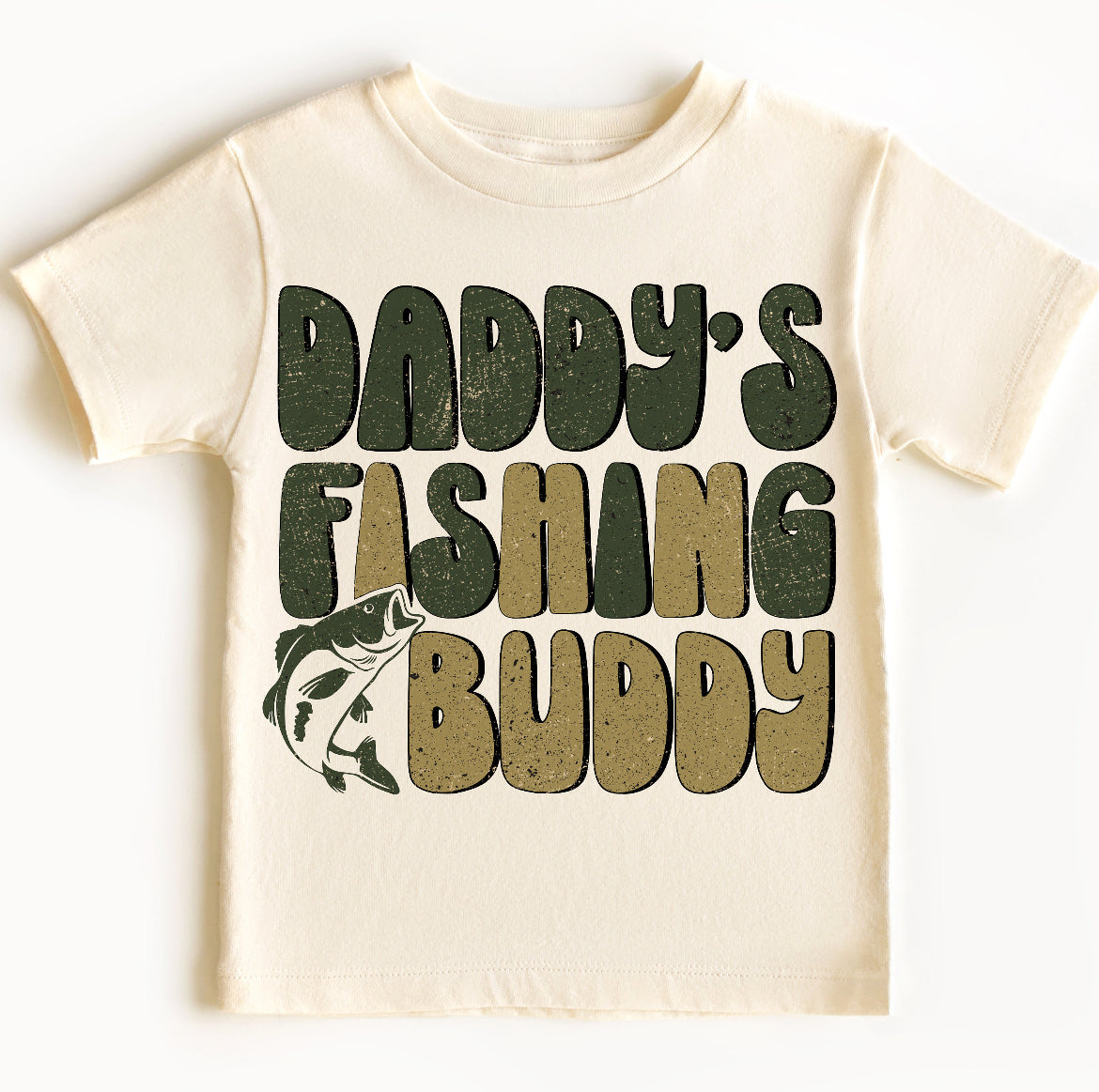 Daddy's Fishing Buddy-Distressed