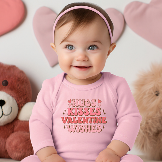 Hugs kisses Valentine wishes