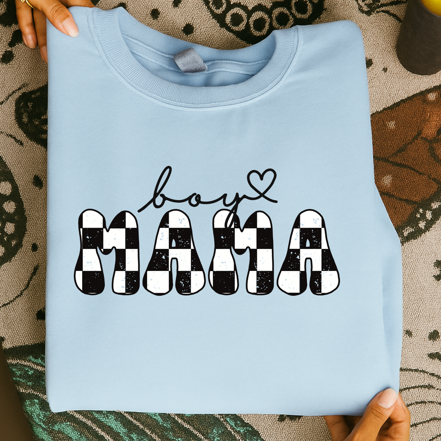 Boy Mama checkered