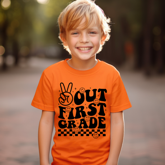 Peace out first grade