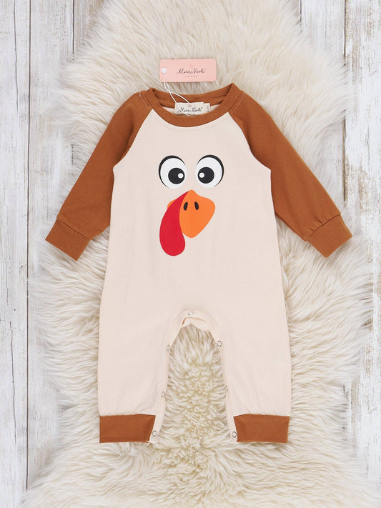Turkey Time Baby Romper