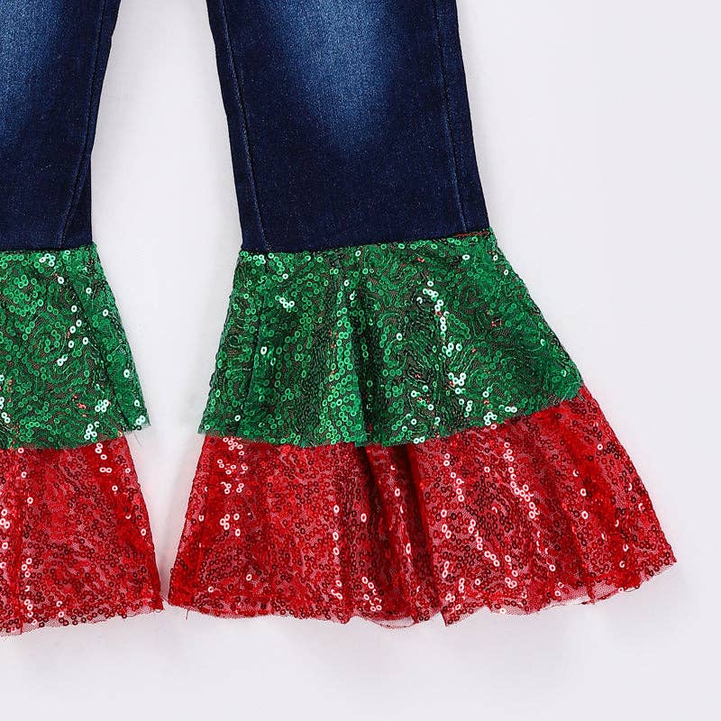 Baby Girls Christmas Denim Jeans