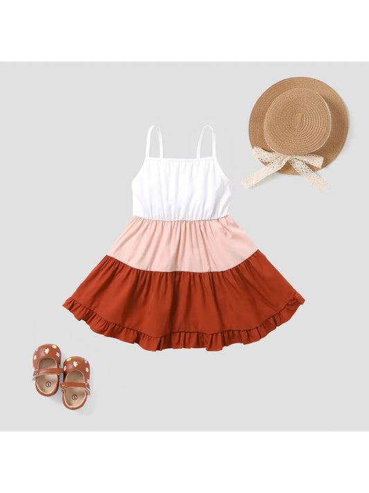 Color block Cami Dress