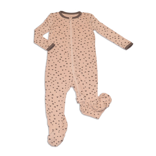 Doodle Hearts Bamboo Sleeper