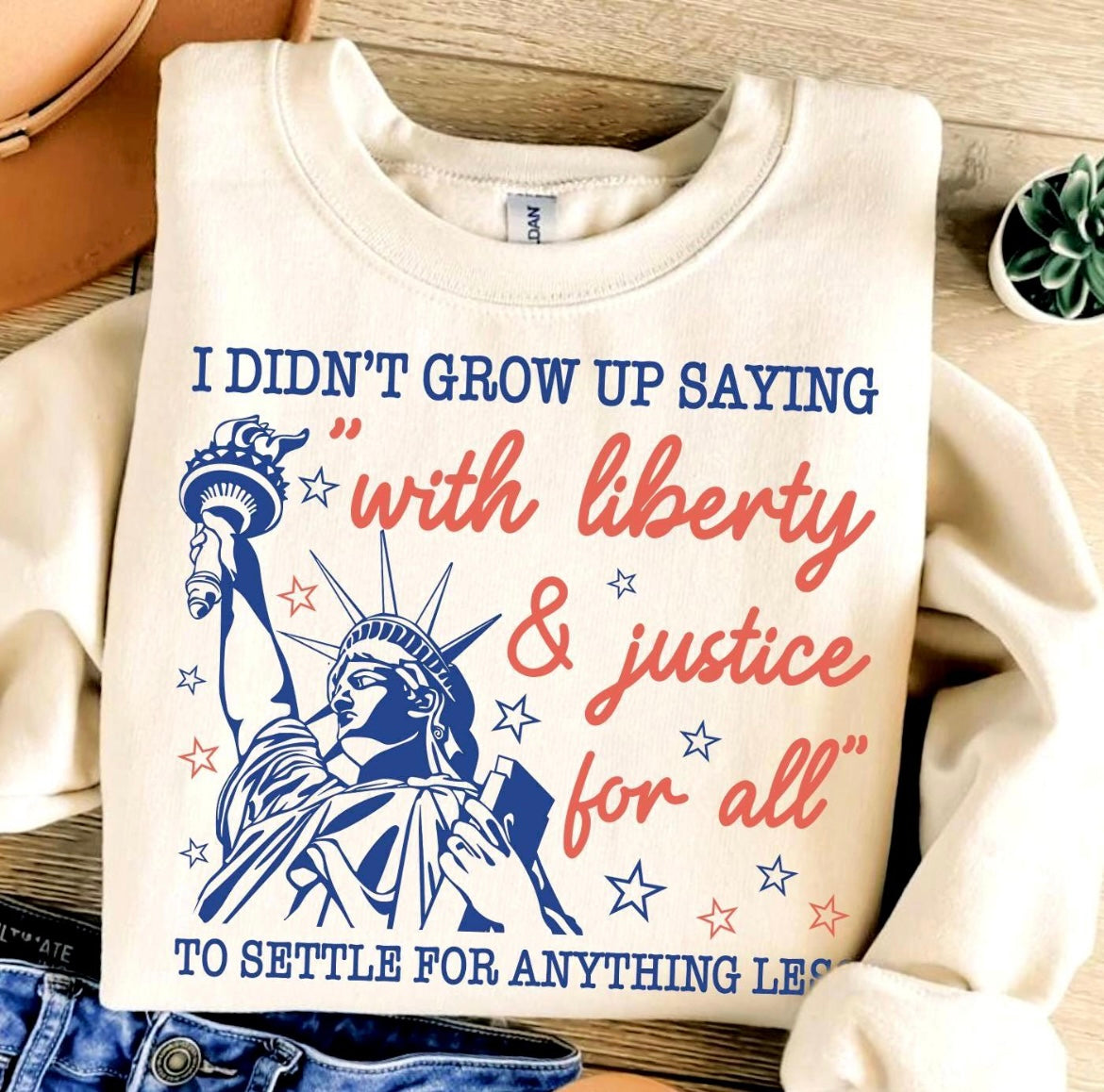 With liberty & justice for all
