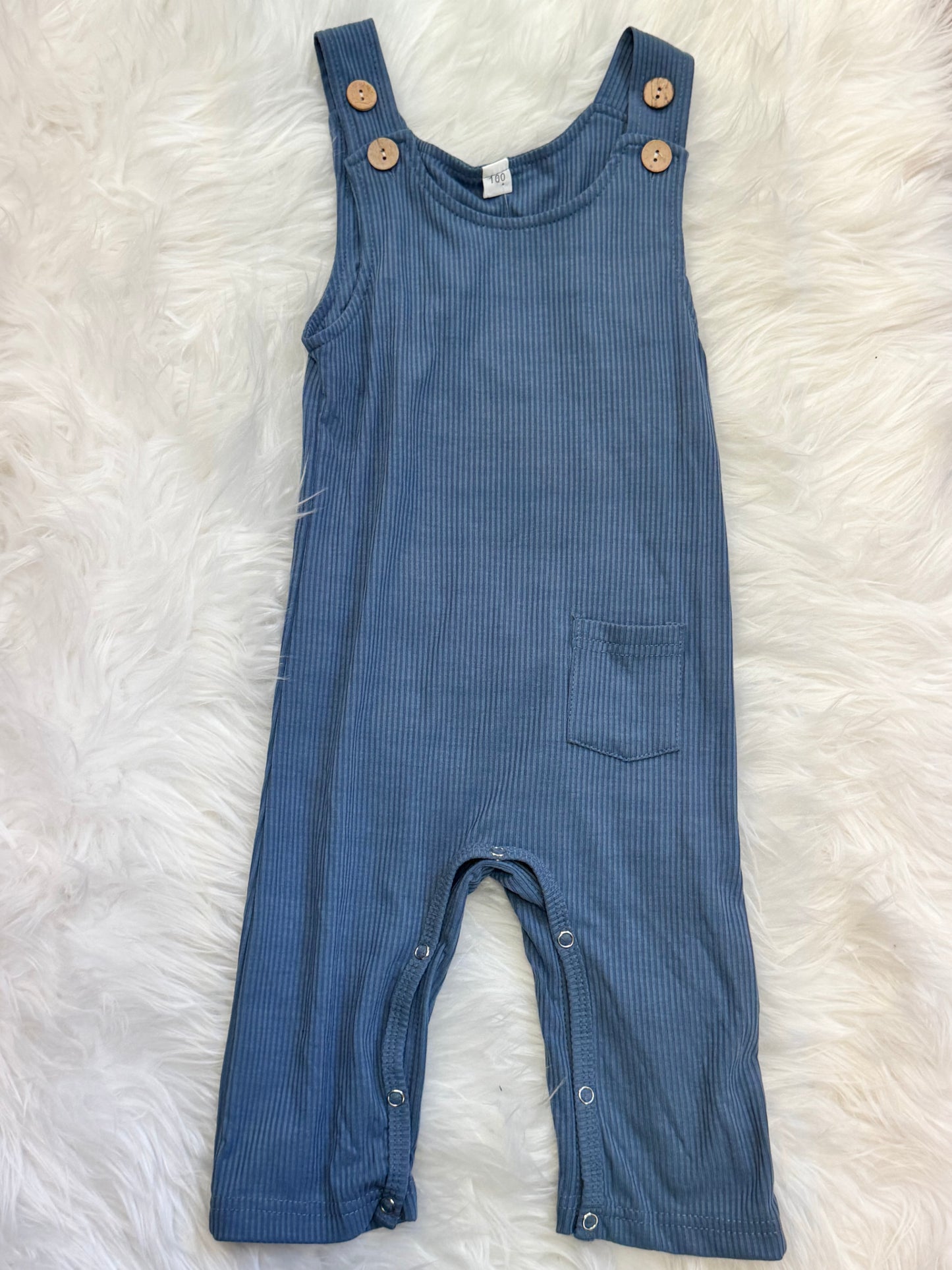 Ribbed Overalls