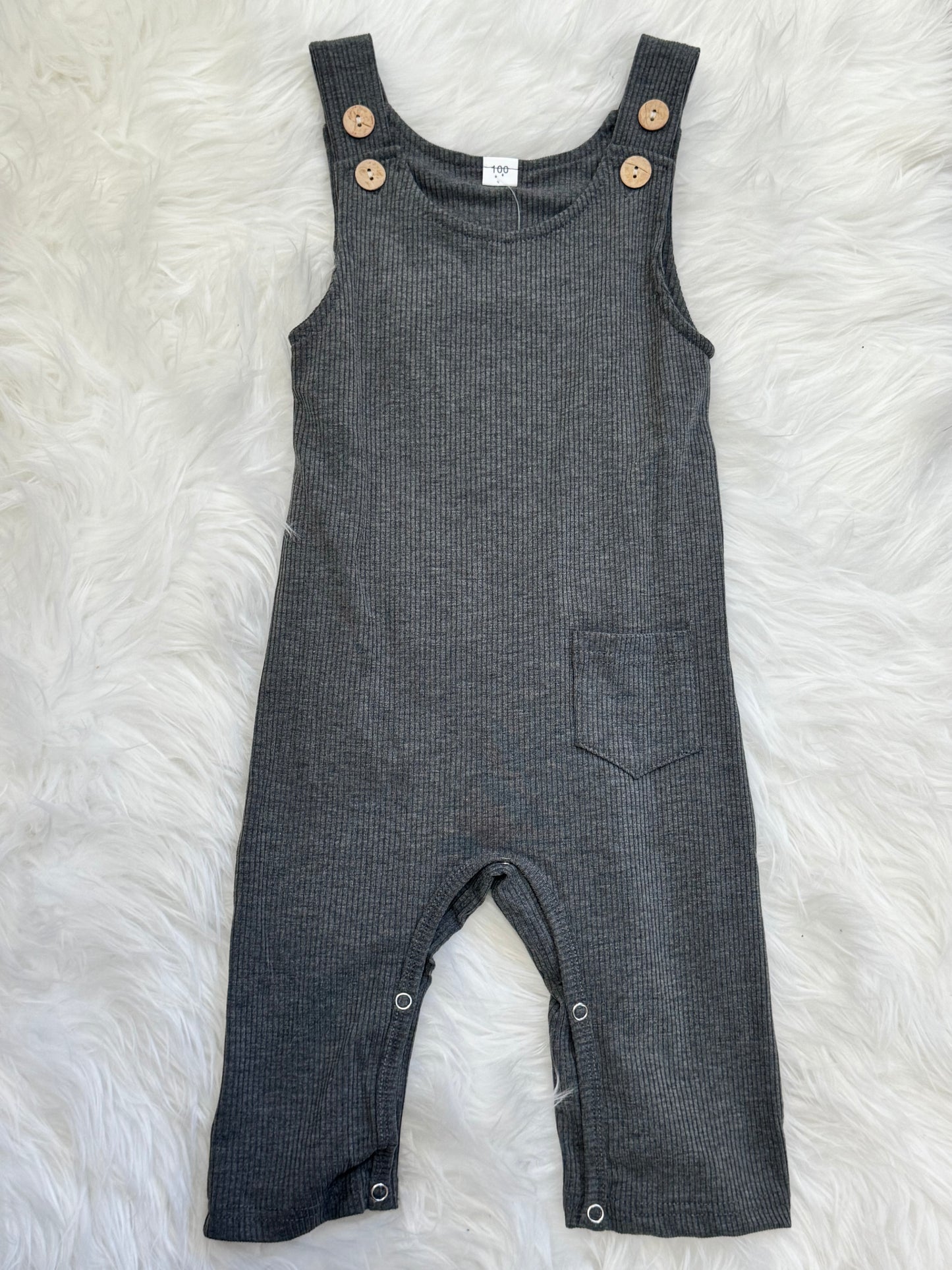 Ribbed Overalls