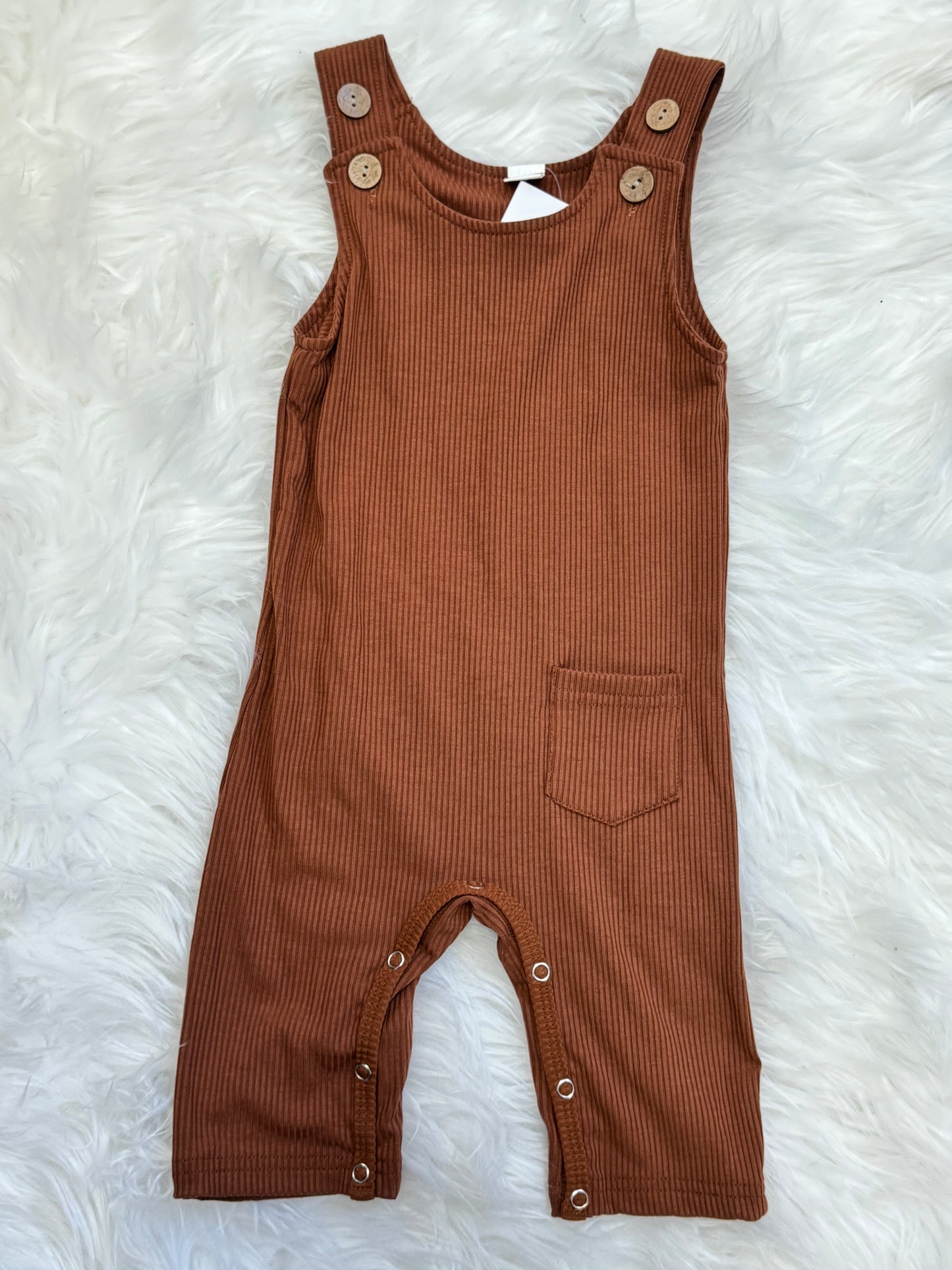 Ribbed Overalls