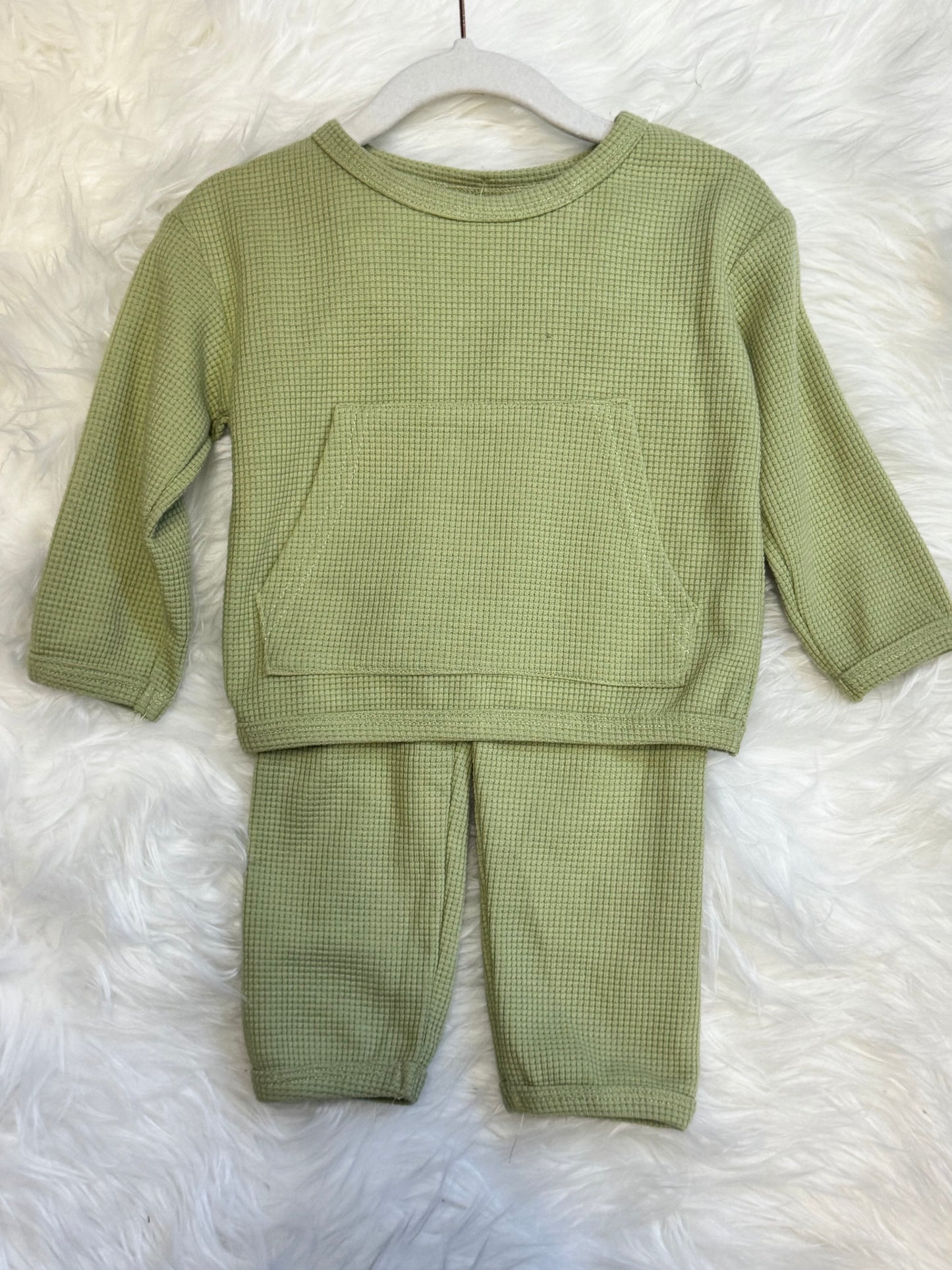 Waffle Long Sleeve Set