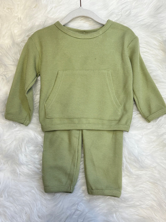Waffle Long Sleeve Set