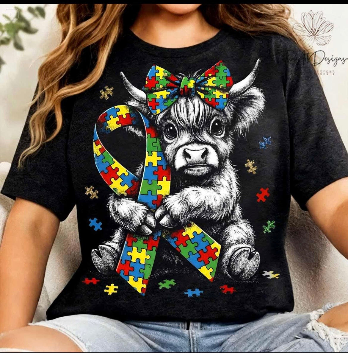 autism highland cow