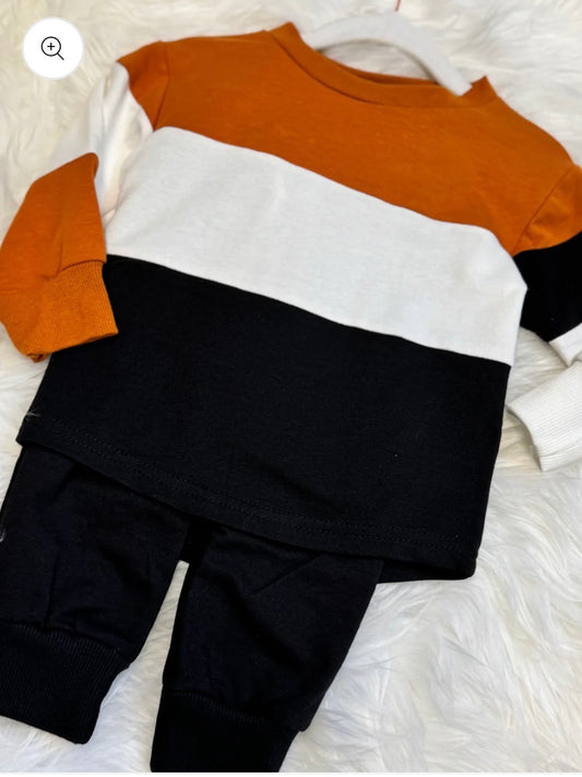 Boy's Color Block Set