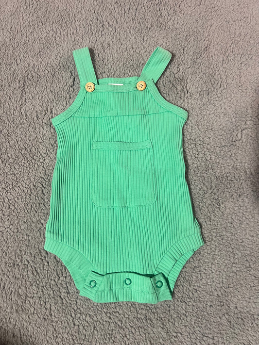 PatPat Ribbed Pocket Romper