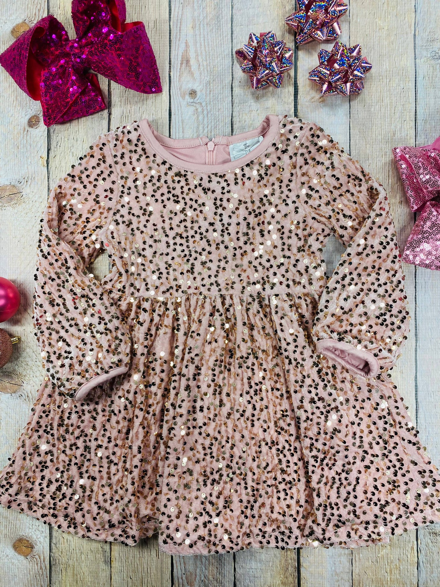 Enchanted Pink Sparkles Party Dress